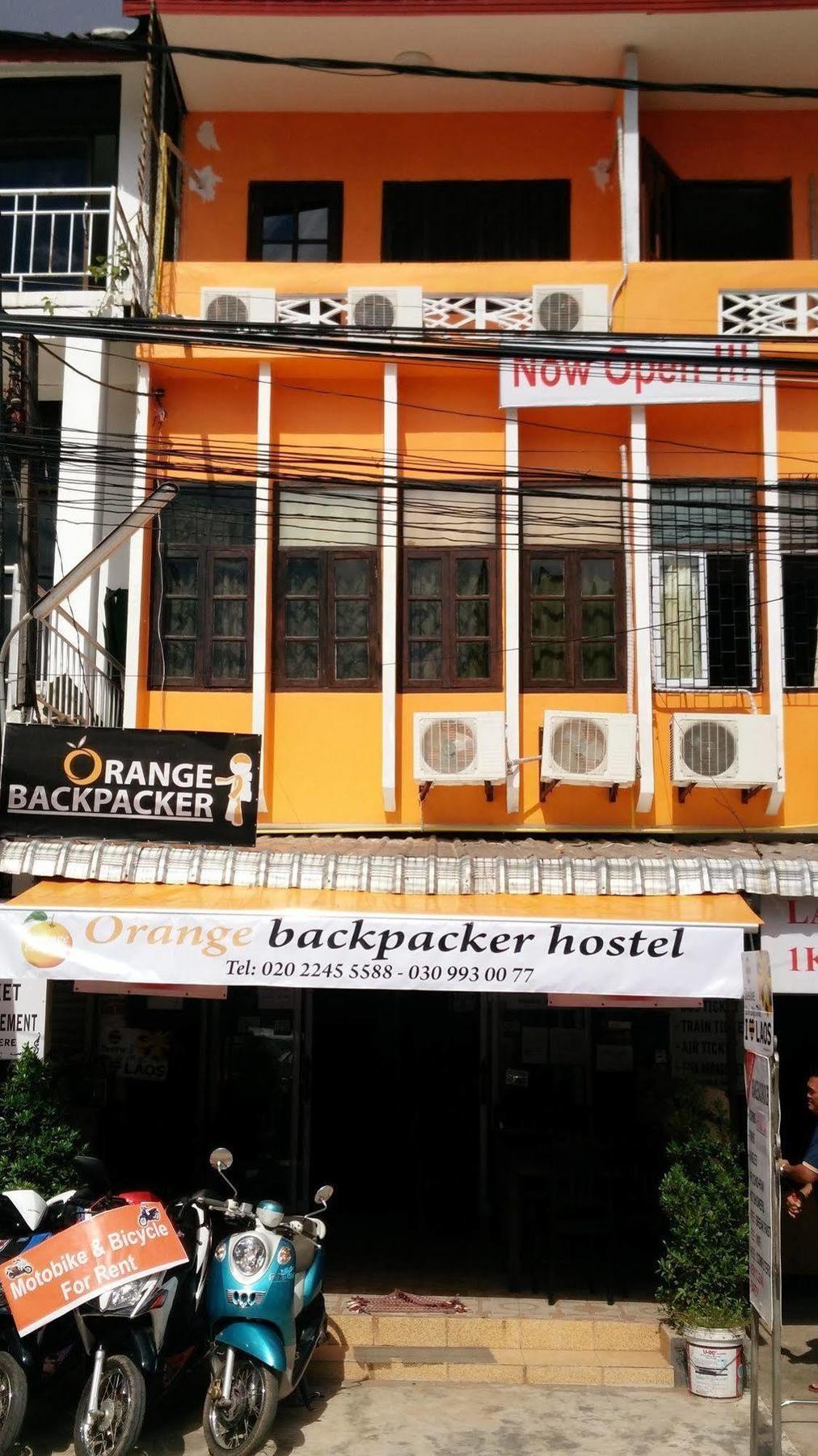 Orange Backpacker Hostel Вьентьян Экстерьер фото